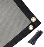 Amagenix 90% Shade Fabric 6'X 7' Gray Sun Shade Cloth - Image 6