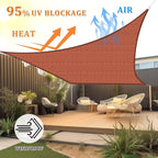 Shade&Beyond 10'x28' Sun Shade Sail Canopy Rectangle, UV Block Breathable - Image 2