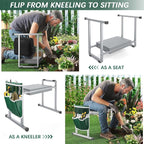 Garden Kneeler and Seat, 10.2" Stable and Save Anti-Tipping - Image 3