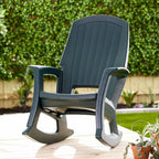 Rockaway Heavy Duty All Weather Rocking Chair, 4 Pack | Polyethylene Outdoor - Image 2