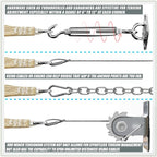 Amgo Custom Size 12' x 15' Beige Rectangle Square Sun Shade Sail UPF50+ - Image 8