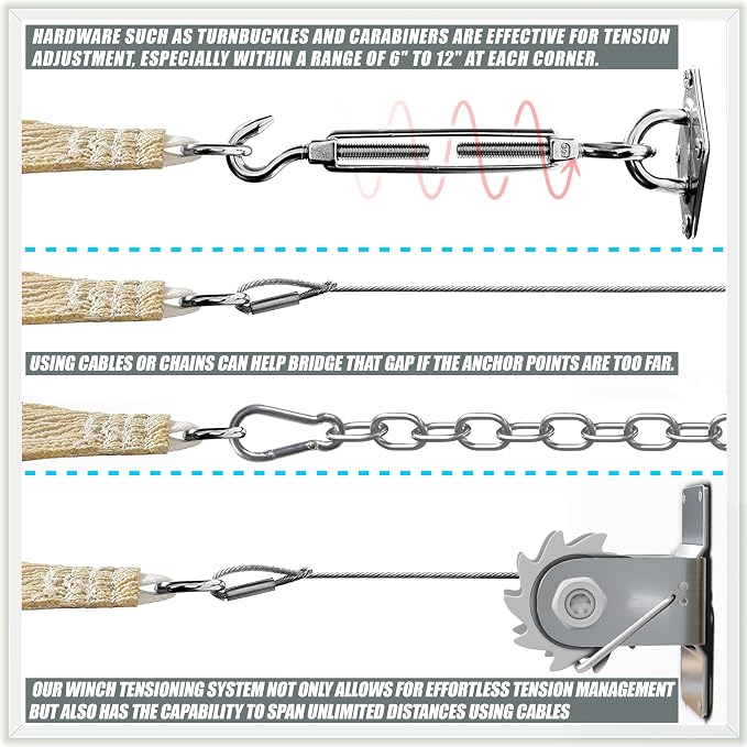 Amgo Custom Size 5' x 9' x 10.3' Sand Beige Right Triangle Sun Shade Sail - Image 7