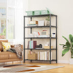 M MZG 1750 lbs Steel Storage Shelving 5-Tier Utility Shelving Unit Steel - Image 2