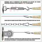 ColourTree CTAPT32 Custom Size Order to Make 9' x 16' x 18.4' White Right - Image 7