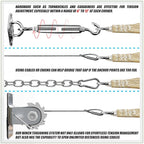 ColourTree CTAPT32 Custom Size Order to Make 8' x 13' x 15.3' Black Right - Image 7
