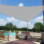 Windscreen4less 28' x 28' x 28' Sun Shade Sail Triangle Outdoor Canopy Cover UV by Windscreen4less