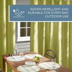 TOWN & COUNTRY BASICS Cabana Solid Heavyweight Indoor Outdoor Curtains - Image 8