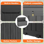 90 Gal Waterproof Outdoor Storage Box UV Resistant Deck Box | Large resin - Image 6