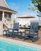 HDPE Rocking Chair Outdoor Set of 2 - Image 7
