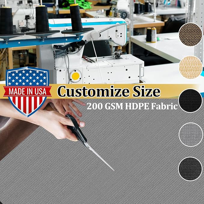 Shade&Beyond Customized Size 6' X 21' Shade Cloth - Image 3