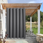 NICETOWN Blackout Outdoor Patio Curtain & Drape Waterproof, Top and Bottom by NICETOWN