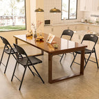 Bonnlo 6-Pack Black Plastic Folding Chairs, Portable Seat - Image 7
