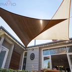 Patio Paradise 7' x 7' x 6'10" Sun Shade Sail Triangle Canopy, Permeable Shade - Image 4