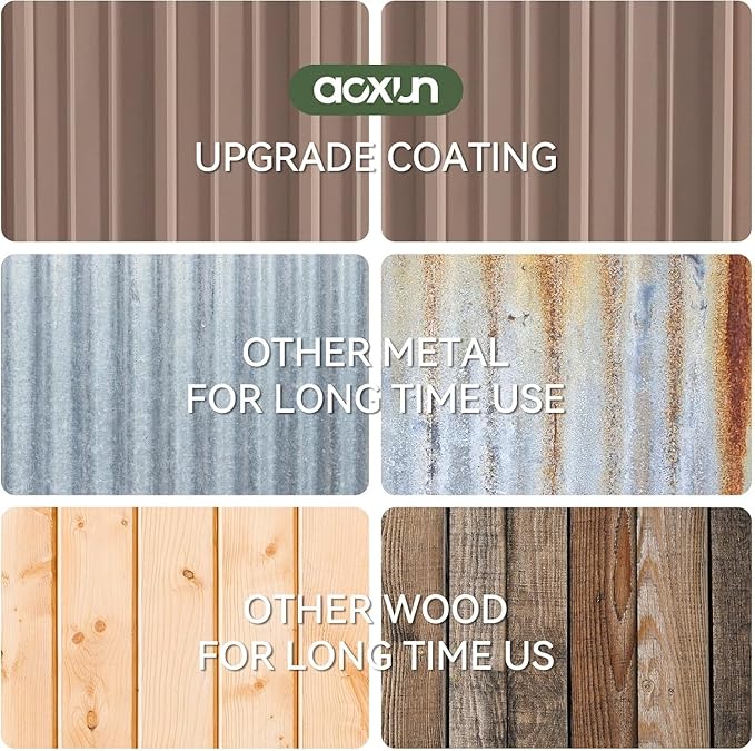Aoxun 5x3 ft Outdoor Storage Shed - Image 3