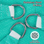 Shade&Beyond Custom Sun Shade Sail 13'X17'X21.4'Triangle Sun Sail Shades Patio - Image 4
