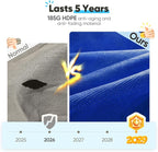 Quictent Sun Shade Sail for Patio w/Hardware Kit 185GSM 24x24ft Blue | Square - Image 7