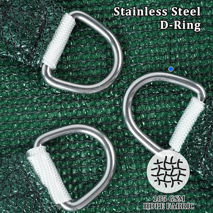 Shade&Beyond Custom Sun Shade Sail 14'x17'x22' Triangle Sun Sail Shades Patio - Image 4