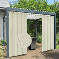 Easy-Going 100% Waterproof Outdoor Curtains 54x108 inch, Gazebo and Pergola 2 by Easy-Going