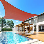 Quictent Sun Shade Sail for Patio w/Hardware Kit 185GSM 24x24ft Terracotta | - Image 7