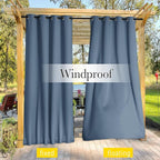 NICETOWN Windproof Outdoor Curtains - Image 5