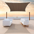 Colourtree TAPR0810 Custom Size 11' x 13' Brown Sun Shade Sail UPF50 Canopy UV by ColourTree