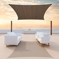 Colourtree CTAPR1220 Custom Size 9' x 16' Brown Sun Shade Sail Canopy UV Block by ColourTree