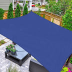 AsterOutdoor Sun Shade Sail Rectangle 8' x 12' UV Block Canopy by AsterOutdoor