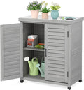 Outdoor Storage Cabinet & Potting Bench Table by OutdoorFurniture