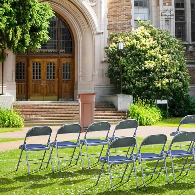 VINGLI 8 Pack Folding Chairs - Image 7