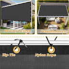 Shade&Beyond Customized Size 4' X 9' Shade Cloth - Image 4