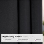 PURPLE LEAF Cantilever Umbrella 10' X 10' Solar LED Light Patio Deck, Support - Image 6