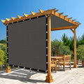 Amagenix 90% Pergola Shade Cover 9'X 9' Dark Gray Sun Shade Cloth by Amagenix