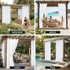 Outdoor Patio Curtain Waterproof Darkening Thermal Insulated Indoor Curtains - Image 9