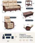 Resort-Grade Recliners Patio Furniture, 6.2" Ultra Thick Cushions | Heavy Duty - Image 2