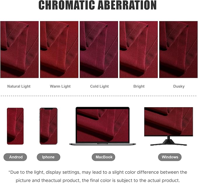 BONZER Outdoor Curtains for Patio Waterproof Thick Privacy | Wide Grommet Light - Image 5