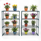 Panana 4 Tier Garden Greenhouse Steel Staging Shelving Plant Stand Garden by Panana
