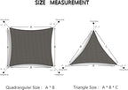 Tronssien Rectangle 12'x16' Sun Shade Sail, 95% UV Blockage Canopy Awning - Image 7