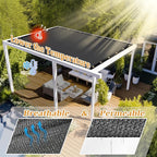 Shade&Beyond Customized Size 12' X 14' Shade Cloth - Image 2