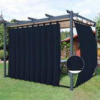 Easy-Going Outdoor Patio Curtains 2 Panels, 110x84 inch, Porch and Pergola by Easy-Going