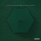 Best Choice Products 7.5ft Heavy-Duty Round Outdoor Market Table Patio Umbrella - Image 4