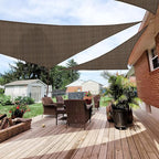 Patio Paradise 27' x 27' x 27' Sun Shade Sail Triangle Canopy Shade Cloth by Patio