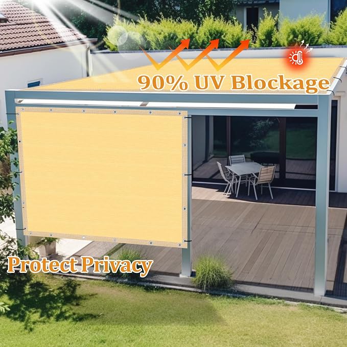 Shade&Beyond Customized Size 6' X 12' Shade Cloth - Image 5