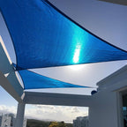 SUNNY GUARD 10' x 10' x 14' Triangle Shade Sail 95% UV Block Outdoor Canopy | by SUNNYGUARD