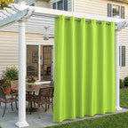 Set of 2 Outdoor Curtains for Patio Waterproof, Breathable Grommet Panels for by Sunshelf
