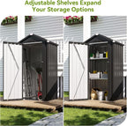 Aoxun Vertical Outdoor Storage Cabinet 2.5’x2’ - Image 5