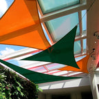 Patio Paradise 16' x 16' x 16' Sun Shade Sail Triangle Canopy Shade Cloth - Image 5