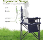 ALPHA CAMP Oversized Fully Padded Camping Chairs - Image 5