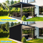 Amagenix 90% Shade Fabric 12'X 20' Black Sun Shade Cloth - Image 5