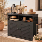 VINGLI Weatherproof Outdoor Storage Cabinet | Outdoor Cabinet - Image 3