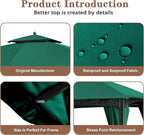 SCOCANOPY Replacement Top for 10X12Ft Oakmont Gazebo L-GZ1188PST-A, Pinehurst - Image 4